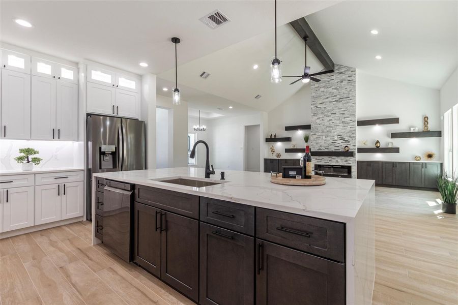 Furnished interior view inside a new home in , Dayton (Image 6).