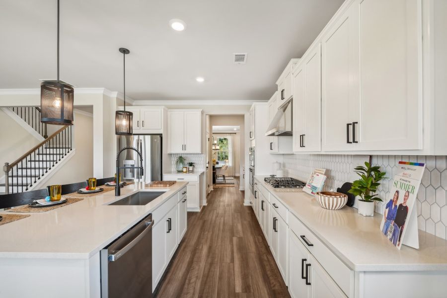 Representative furnished interior of a home built from the Essex by Taylor Morrison in Bennett Farm, Loganville (Image 10).