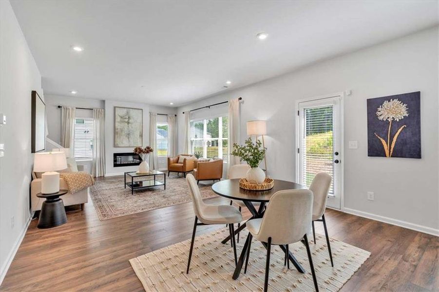 Furnished interior view inside a new home in The Reserve at Chapel Hill Phase II, Douglasville (Image 29).