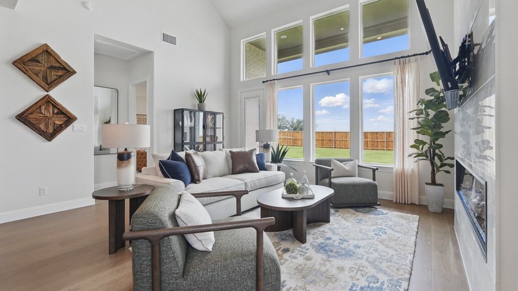 Furnished interior view inside a new home in Clearview Ranch, Royse City (Image 11). Furnished interior view inside a new home in Clearview Ranch, Royse City (Image 11).
