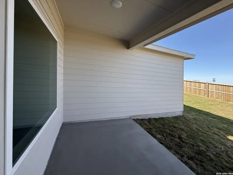 Exterior details and patio area of a home in The Wilder, Adkins (Image 3). Exterior details and patio area of a home in The Wilder, Adkins (Image 3).