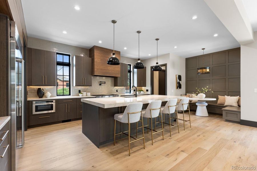 Furnished interior view inside a new home in , Denver (Image 34).