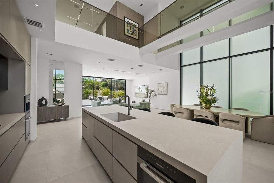 Furnished interior view inside a new home in , Sarasota (Image 8).