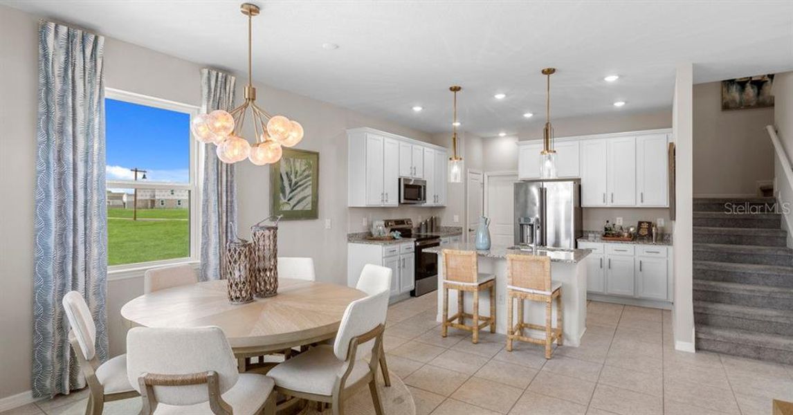 Furnished interior view inside a new home in Oakfield Trails, Parrish (Image 9).