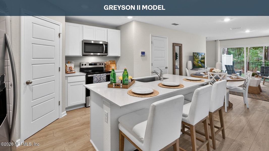 Furnished interior view inside a new home in Hansen Creek, Jacksonville (Image 8).