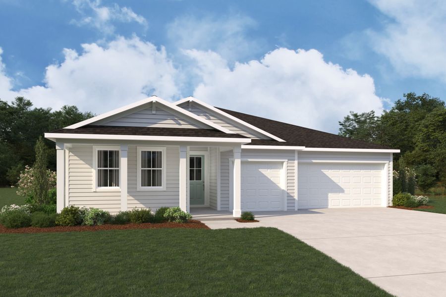 Representative exterior photo of a completed home built from the Hawkin by Mattamy Homes in RiverTown - Forest, St. Johns, FL (Image 16).