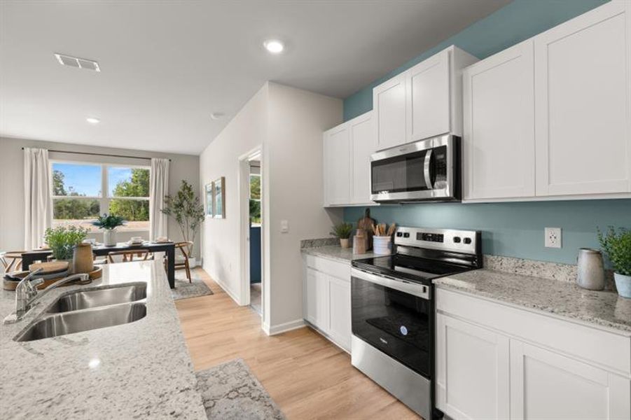 Furnished interior view inside a new home in Northberry, Rome (Image 31).