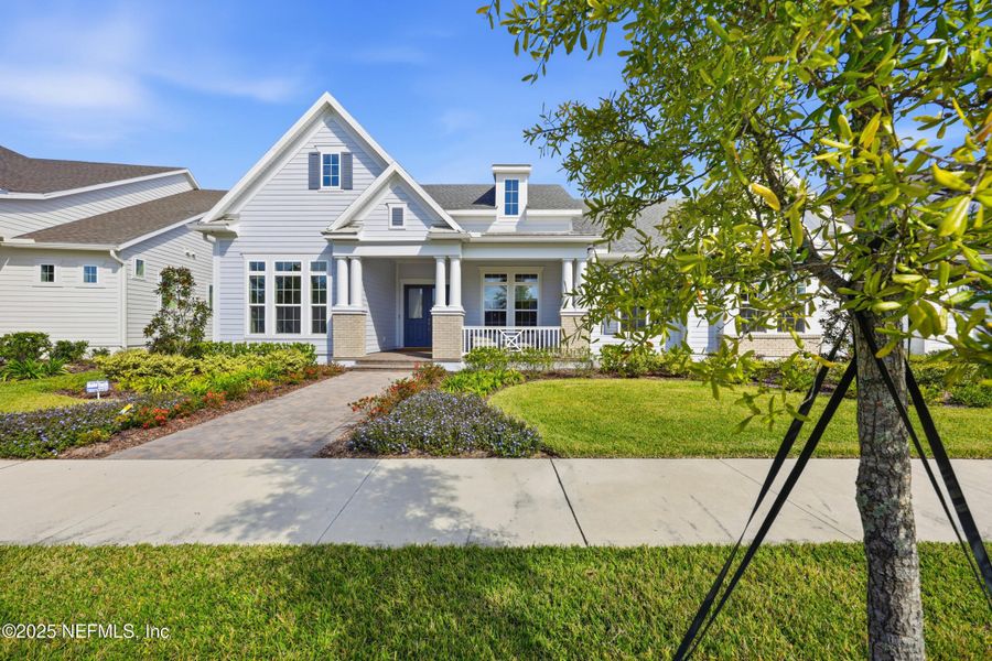Front exterior of a new home in , Jacksonville, FL, highlighting curb appeal (Image 24).
