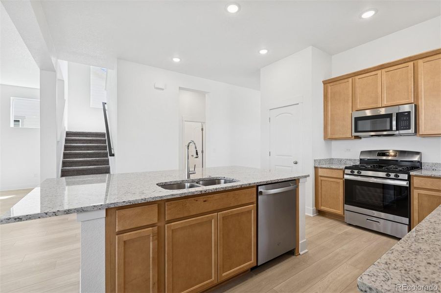 Furnished interior view inside a new home in Painted Prairie Cottage, Aurora (Image 5).