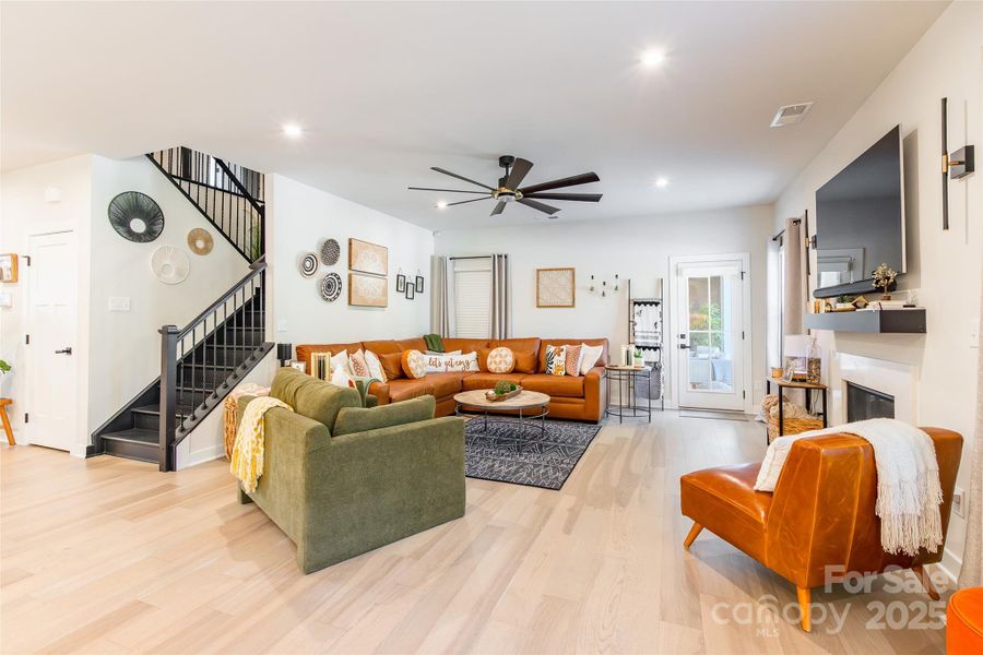 Furnished interior view inside a new home in , Indian Trail (Image 33).