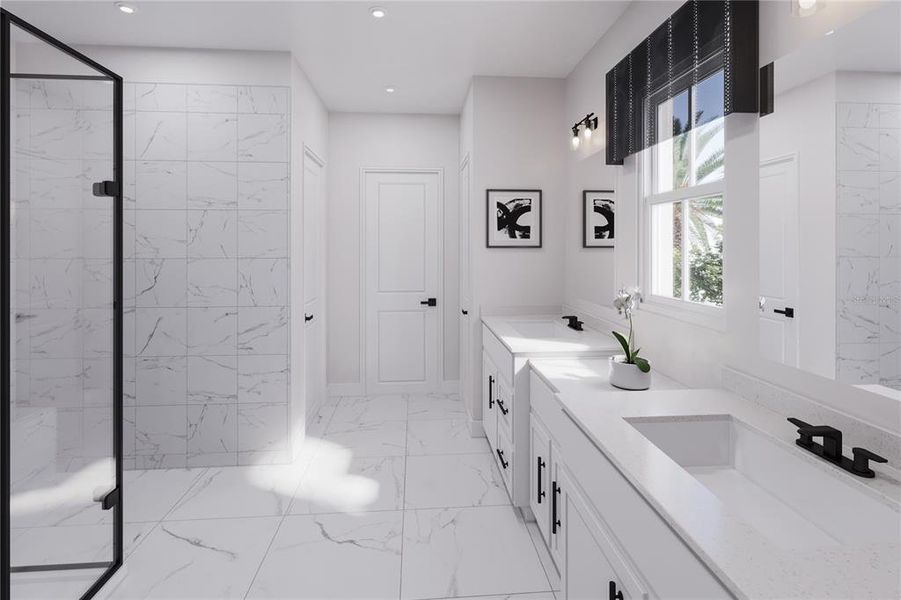 Furnished interior view inside a new home in Lake Nellie Crossing, Clermont (Image 14).