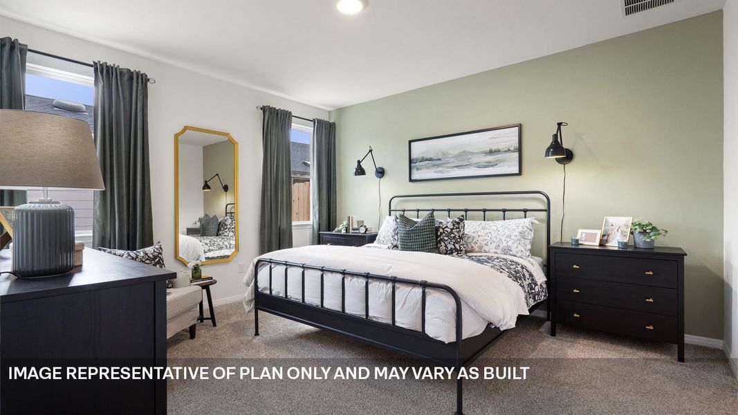 Furnished interior view inside a new home in Avery Centre, Round Rock (Image 15).