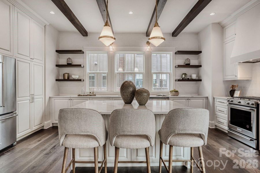 Furnished interior view inside a new home in , Charlotte (Image 19).