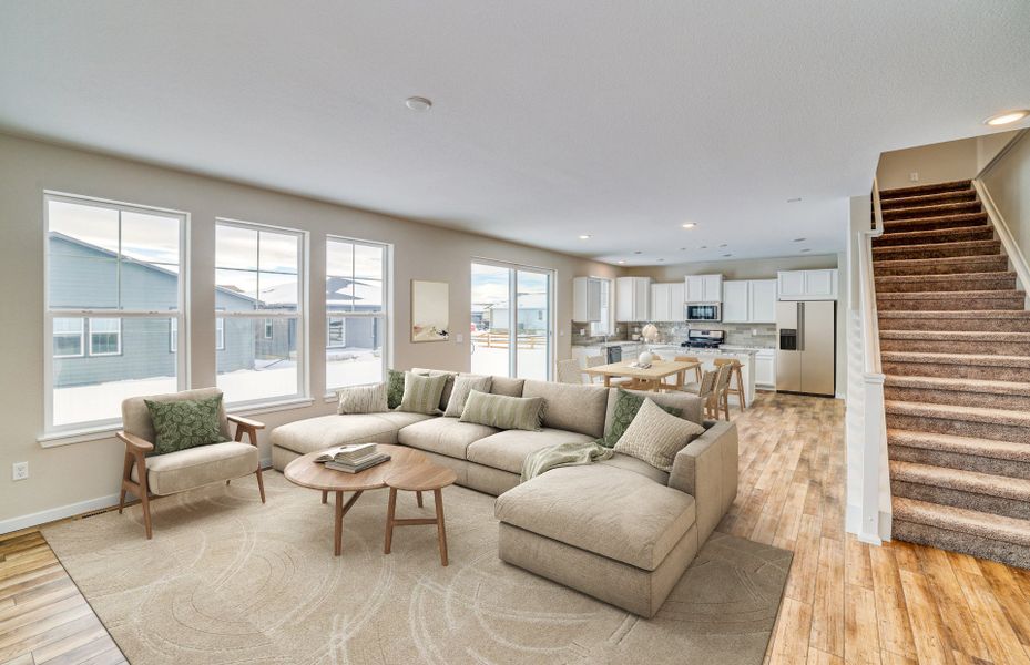Furnished interior view inside a new home in Independence, Elizabeth (Image 5).