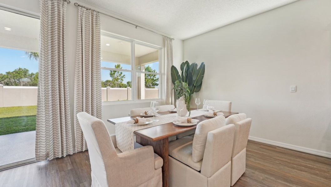 Representative furnished interior of a home built from the Delray by D.R. Horton in Abbott Park, Zephyrhills (Image 10).