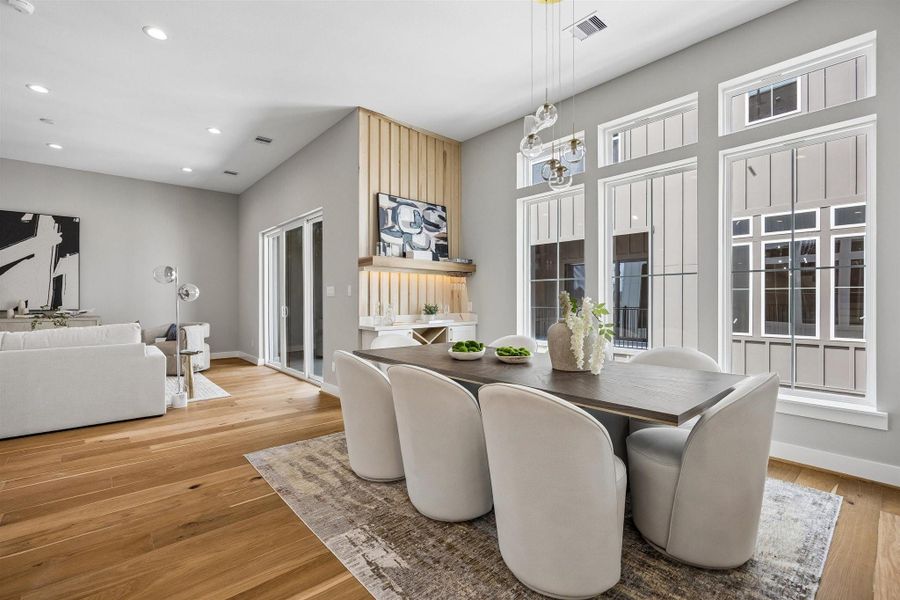 Furnished interior view inside a new home in , Houston (Image 34). Furnished interior view inside a new home in , Houston (Image 34).