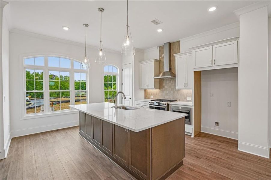 Furnished interior view inside a new home in Waterhaven, Cumming (Image 10).