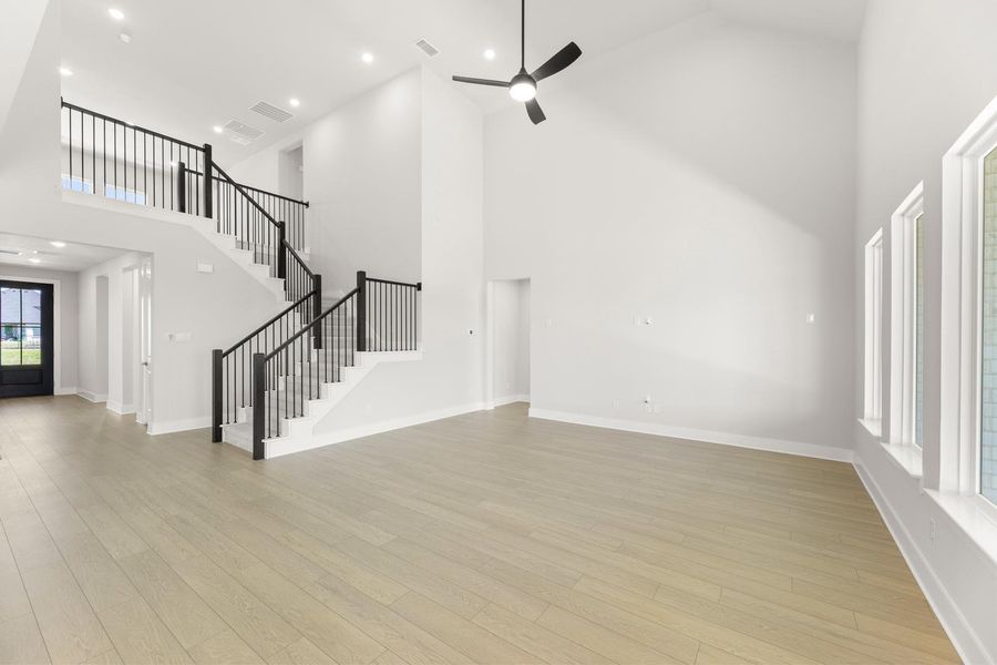 Spacious, unfurnished interior of a new home in Union Park, Little Elm (Image 17). Spacious, unfurnished interior of a new home in Union Park, Little Elm (Image 17).