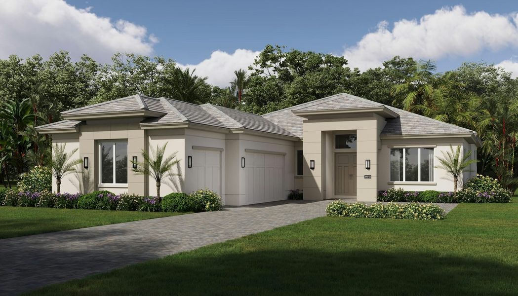 Representative exterior photo of a completed home built from the Bridgewater by GHO Homes in The Strand, Indian River Shores, FL (Image 2). Representative exterior photo of a completed home built from the Bridgewater by GHO Homes in The Strand, Indian River Shores, FL (Image 2).