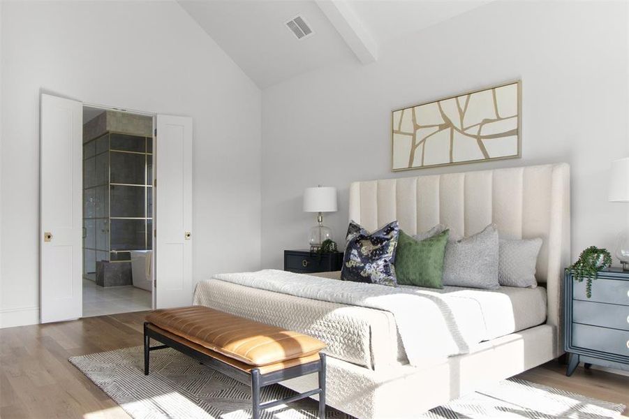 Furnished interior view inside a new home in , Dallas (Image 6). Furnished interior view inside a new home in , Dallas (Image 6).