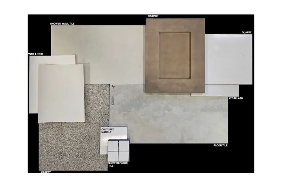 Sample of building materials used in homes in Del Webb at Rocking K, Tucson (Image 4). Sample of building materials used in homes in Del Webb at Rocking K, Tucson (Image 4).