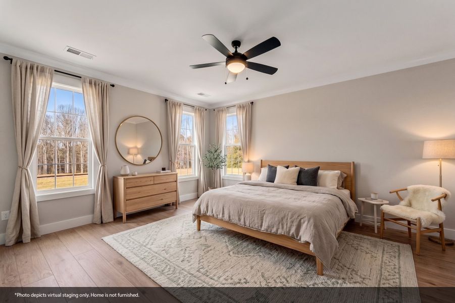 Furnished interior view inside a new home in Walnut Grove, Easley (Image 12).
