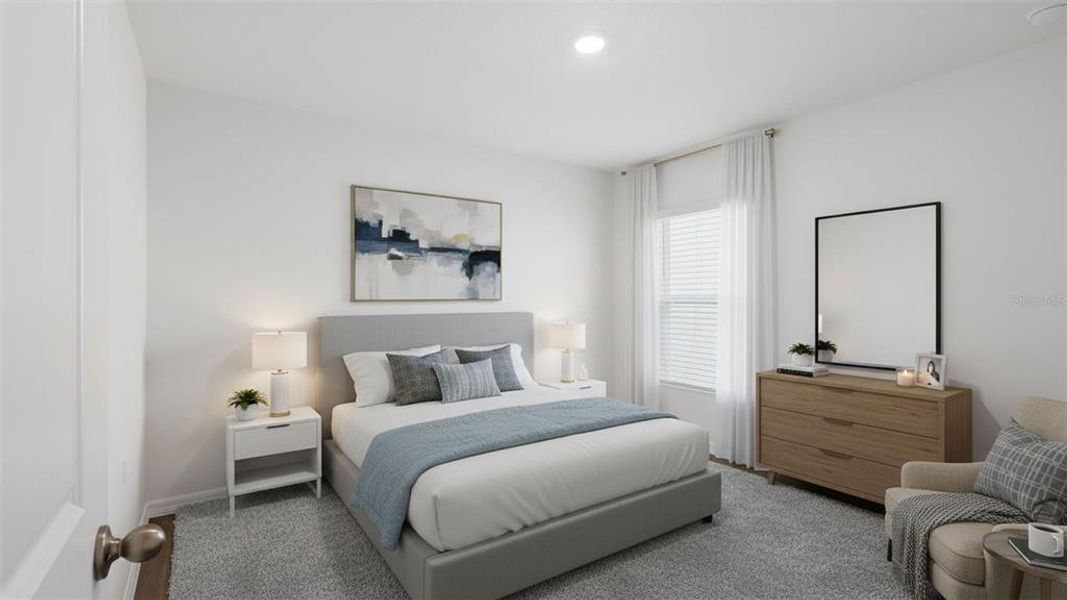 Furnished interior view inside a new home in Northwater at Two Rivers, Zephyrhills (Image 11).
