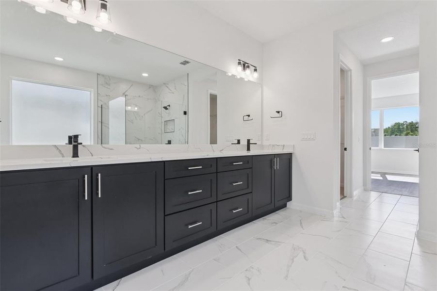 Furnished interior view inside a new home in Primrose at Longleaf, New Port Richey (Image 15).