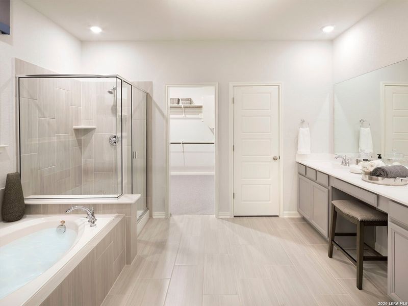 Furnished interior view inside a new home in , San Antonio (Image 9).