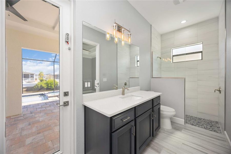 Furnished interior view inside a new home in , Punta Gorda (Image 10).