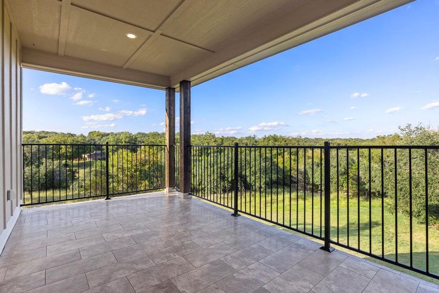 Exterior details and patio area of a home in , Belton (Image 26).