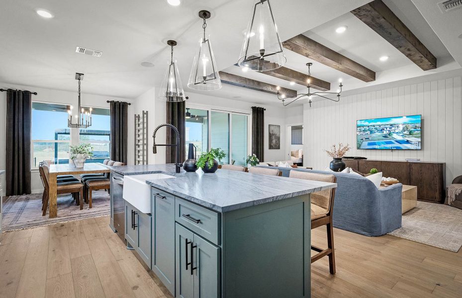 Representative furnished interior of a home built from the Prestige by Del Webb in Sun City Texas, Georgetown (Image 7).