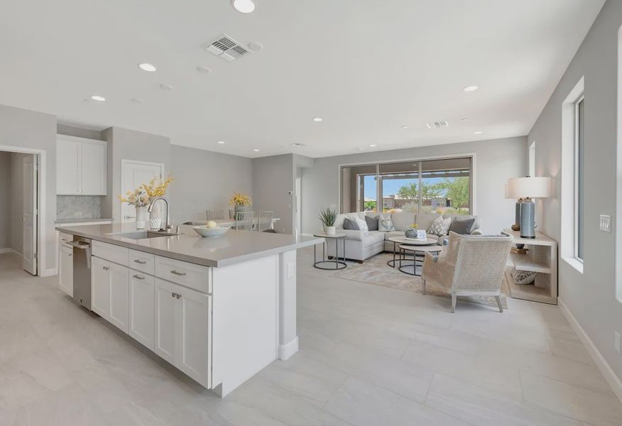 Virtually Staged Trilogy Verde River Evia HS 984 Kitchen Great Room - 4 of 22 Virtually Staged Trilogy Verde River Evia HS 984 Kitchen Great Room - 4 of 22