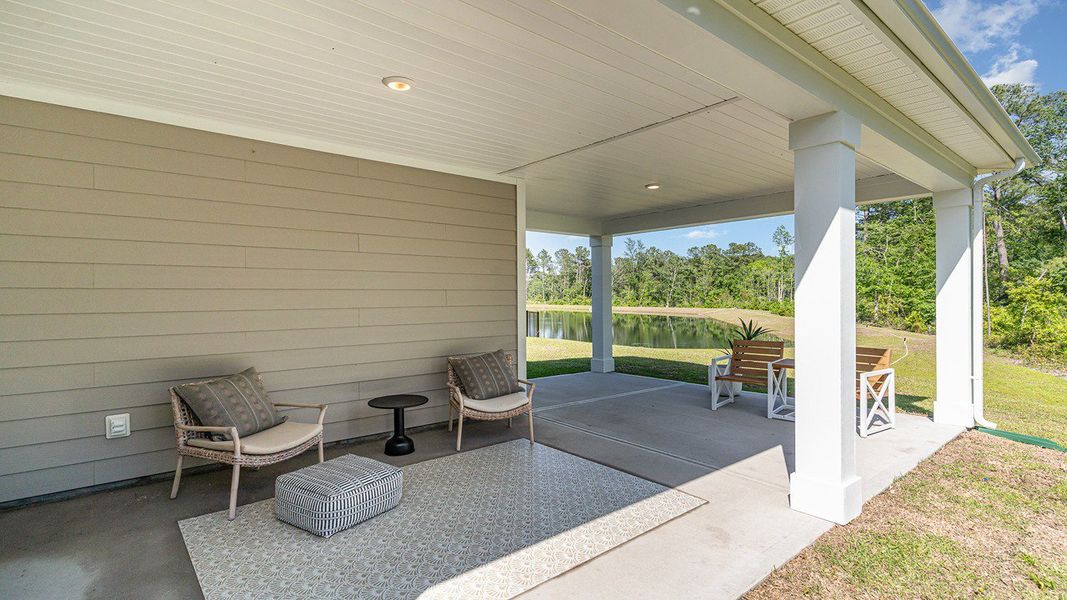 Representative exterior details of a home built from the Darby by D.R. Horton in Heron Pointe, Myrtle Beach (Image 3). Representative exterior details of a home built from the Darby by D.R. Horton in Heron Pointe, Myrtle Beach (Image 3).