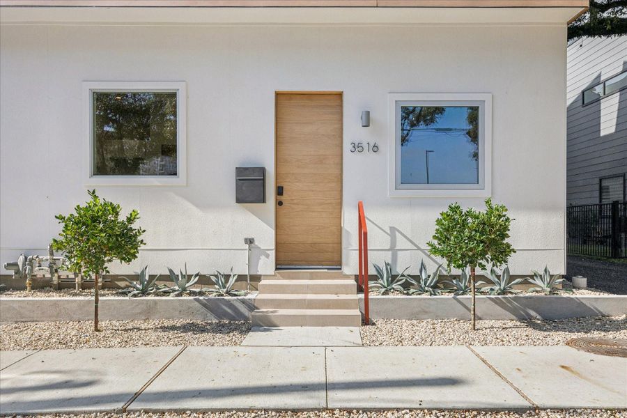 Exterior details and patio area of a home in , Houston (Image 2). Exterior details and patio area of a home in , Houston (Image 2).