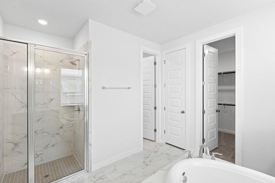 Furnished interior view inside a new home in The Colony, Bastrop (Image 6).