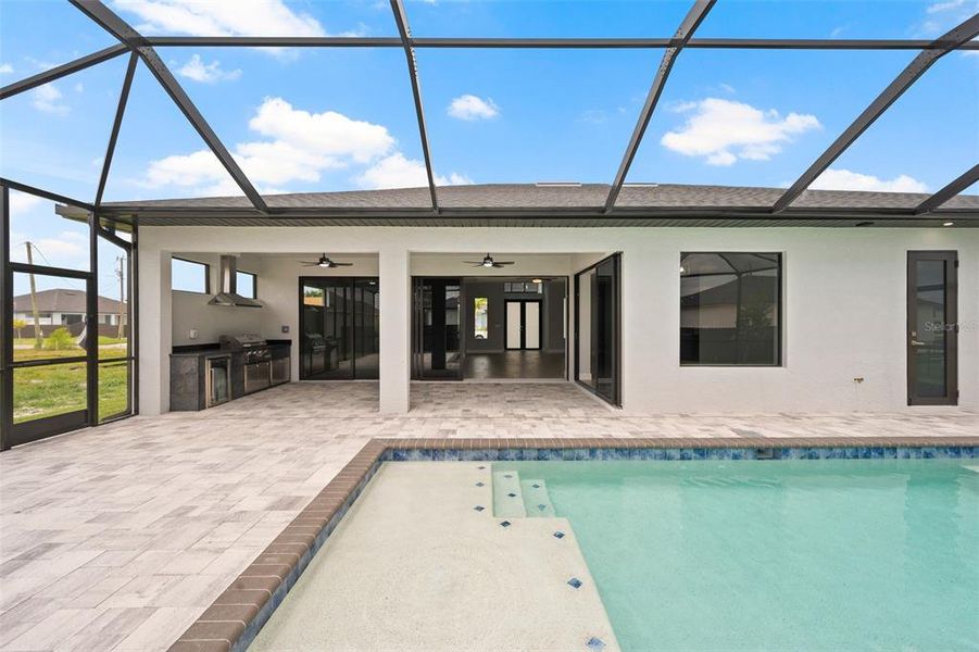Exterior details and patio area of a home in , Cape Coral (Image 30).
