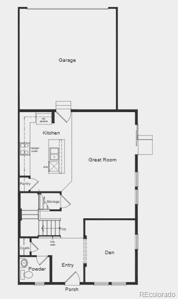 2D floor plan layout of this home in , Erie, CO (Image 3). 2D floor plan layout of this home in , Erie, CO (Image 3).
