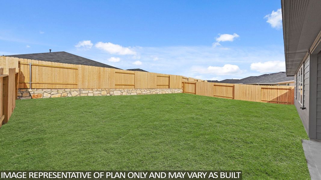 Exterior details and patio area of a home in Grand Pines, Magnolia (Image 3).
