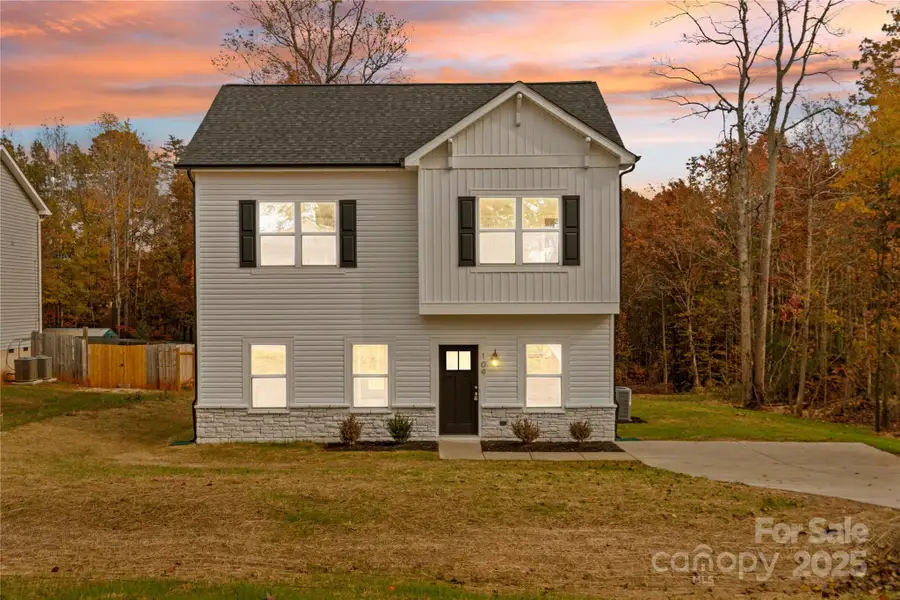 Front exterior of a new home in , Statesville, NC, highlighting curb appeal (Image 1). Front exterior of a new home in , Statesville, NC, highlighting curb appeal (Image 1).