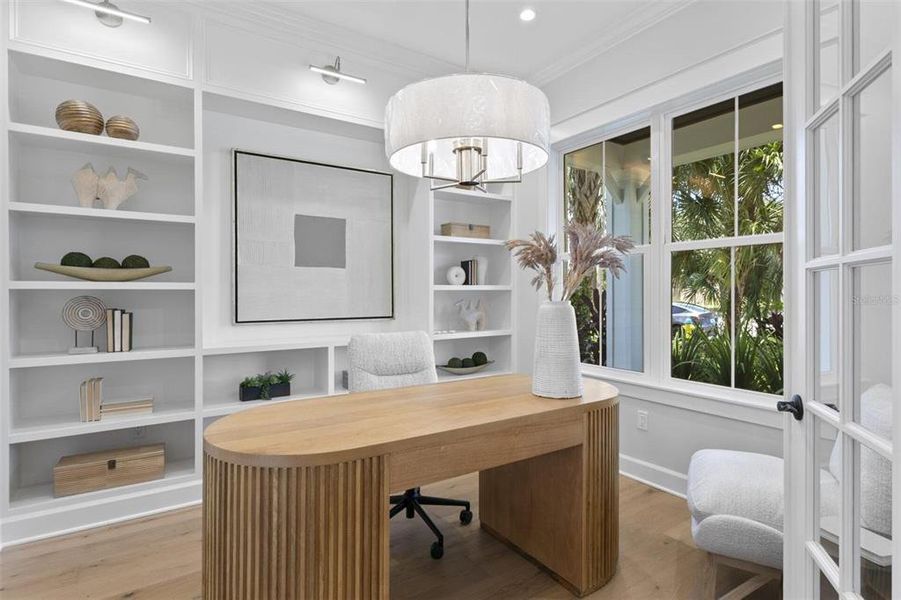 Furnished interior view inside a new home in , Tampa (Image 42).