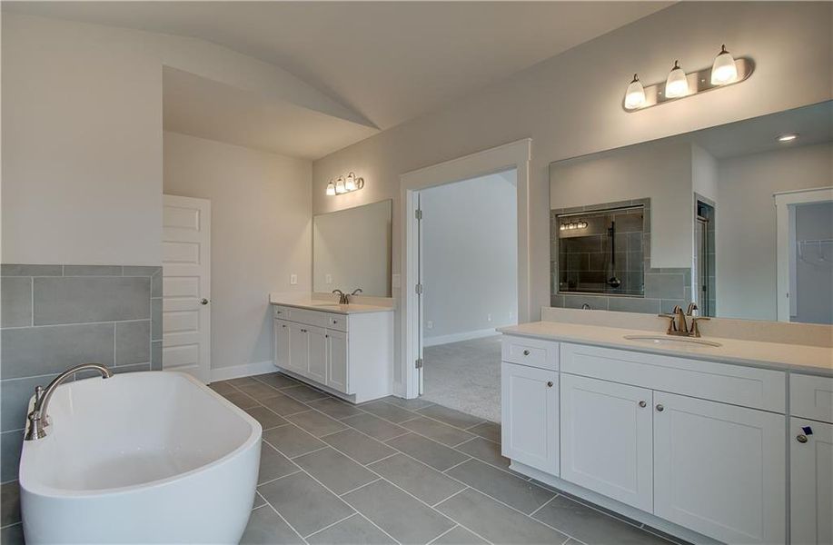 Furnished interior view inside a new home in Saddleridge, Senoia (Image 10).