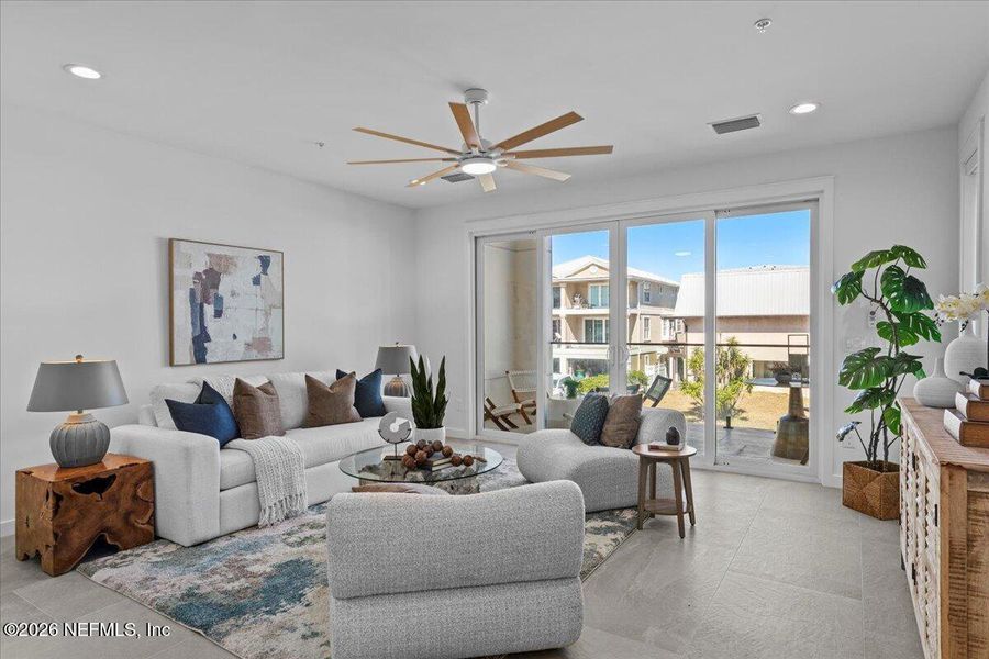 Furnished interior view inside a new home in , Jacksonville Beach (Image 34).