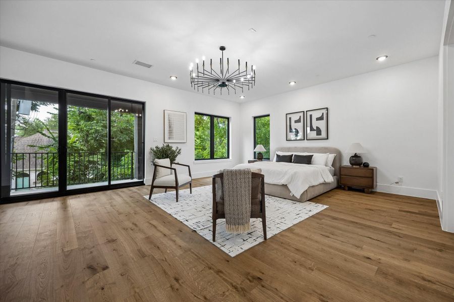Furnished interior view inside a new home in , Bellaire (Image 5).