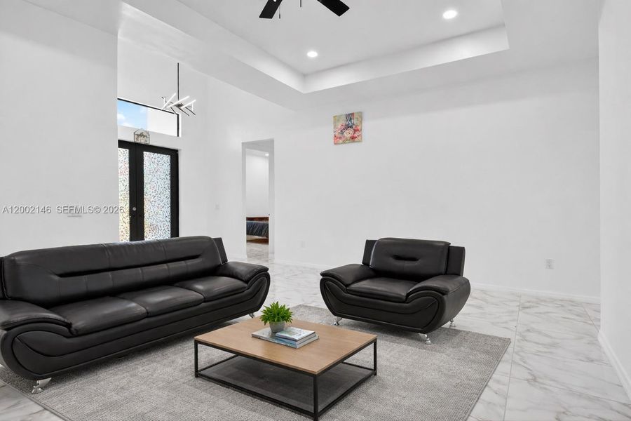 Furnished interior view inside a new home in , Lehigh Acres (Image 6).