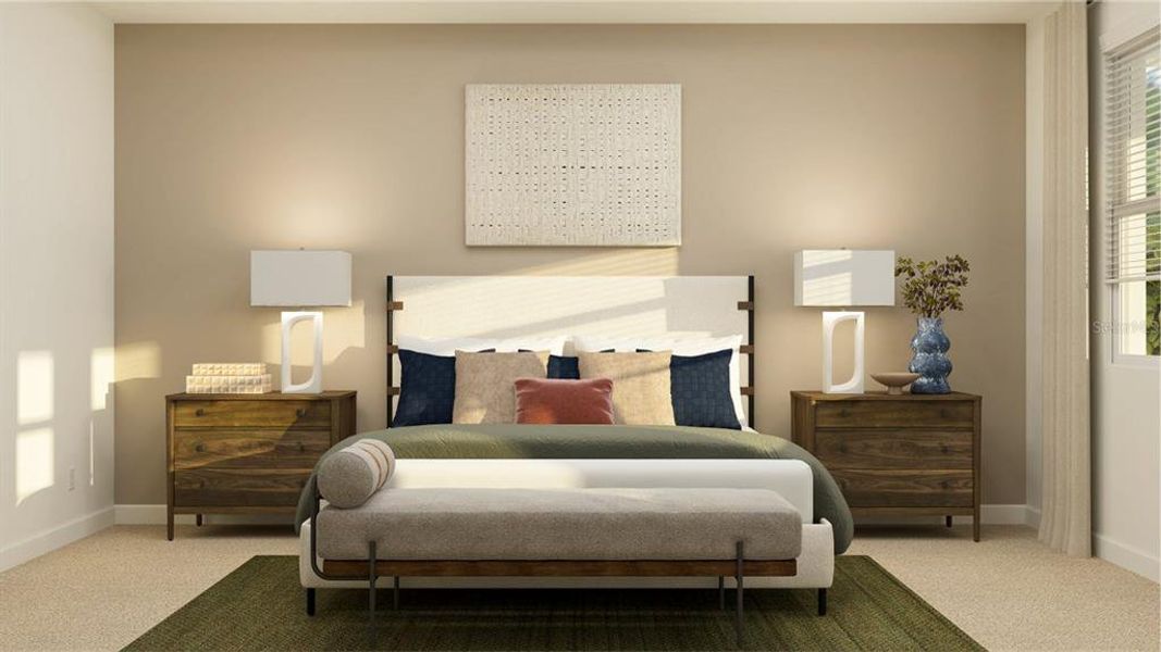 Furnished interior view inside a new home in Meadow Pointe, Groveland (Image 8).