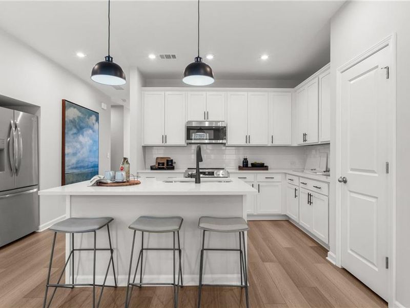 Furnished interior view inside a new home in Stegall Village, Emerson (Image 6).