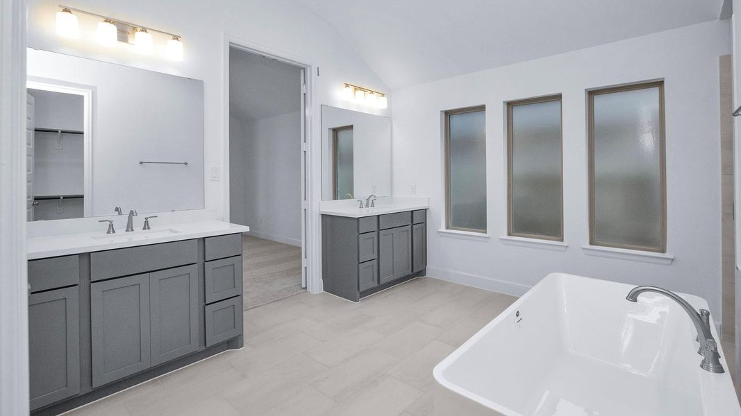 Furnished interior view inside a new home in Artavia, Conroe (Image 8).