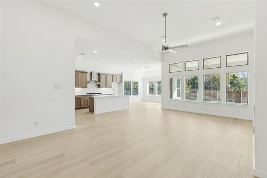 Open Floor Plan in the Gilmour II home plan by Trophy Signature Homes – REPRESENTATIVE PHOTO Open Floor Plan in the Gilmour II home plan by Trophy Signature Homes – REPRESENTATIVE PHOTO