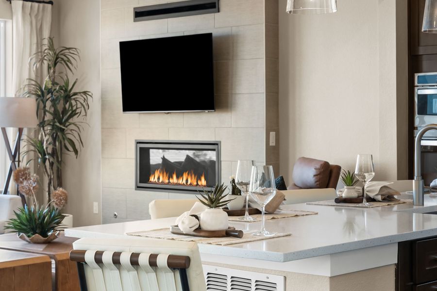 Furnished interior view inside a new home in Trumark Homes at Tanterra, Parker (Image 30).